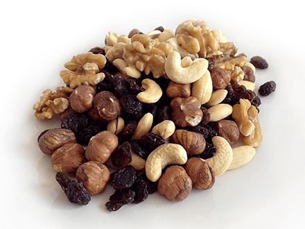 Nuts should be buy in bulk.