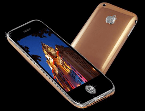 Goldstriker iphone 3gs supreme expensive phones