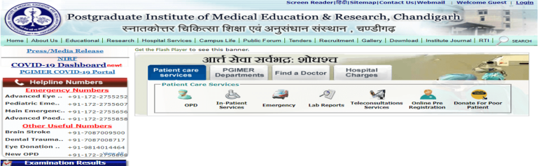 Pgimer, chandigarh medical education institution