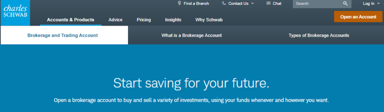 Charles schwab online stock brokers