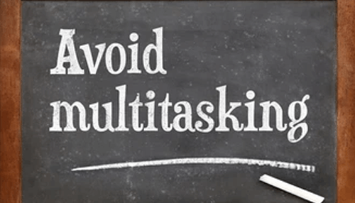 Avoiding multitasks