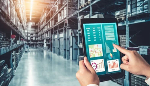 Inventory management software produce warehouse