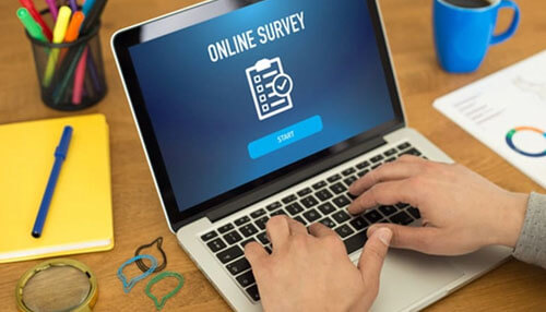Online surveys virtual assistants