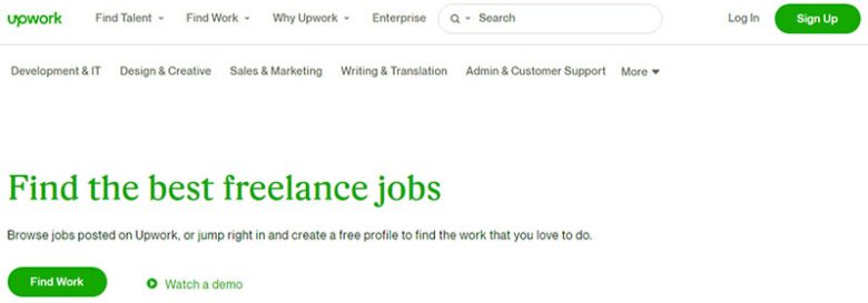 Upwork freelance websites