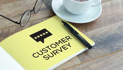 Customer surveys brand image