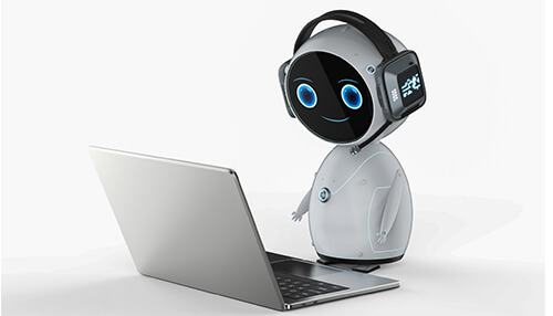 Robots enhance customer service robotic technology