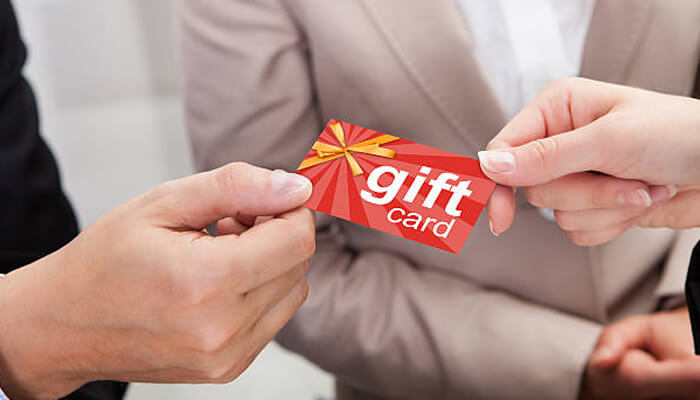 Gift cards employee appreciation ideas