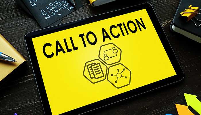 Weak call to action