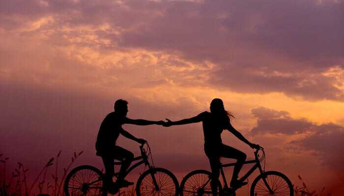 Love is in the air cycling