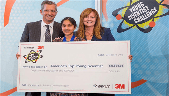 13 year old Indo American Science girl awarded as Americas Youngest Scientist
