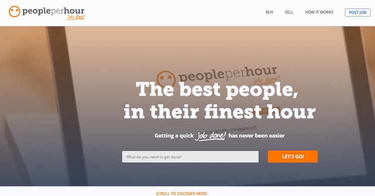 Peopleperhour best freelance websites in uk