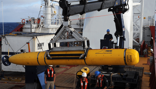 Unmanned Submersibles deployed by the Navy in Argentine Submarine Search