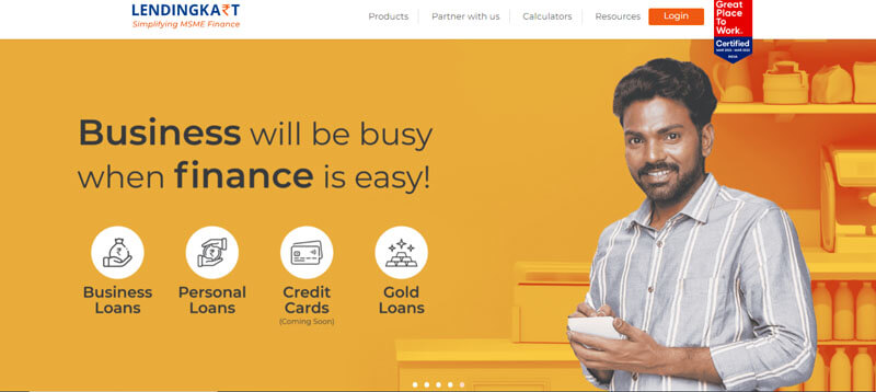 Lendingkart: Helping Small Businesses in India to get loans