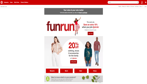 Target usa online retail store