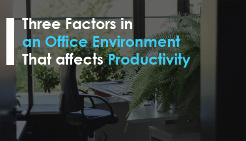 Three Factors in an Office Environment That affects Productivity