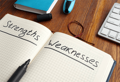 Know your strengths and weaknesses