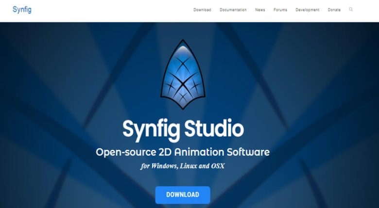 Synfig studio animation tool
