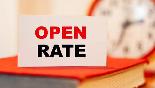 Higher open rate