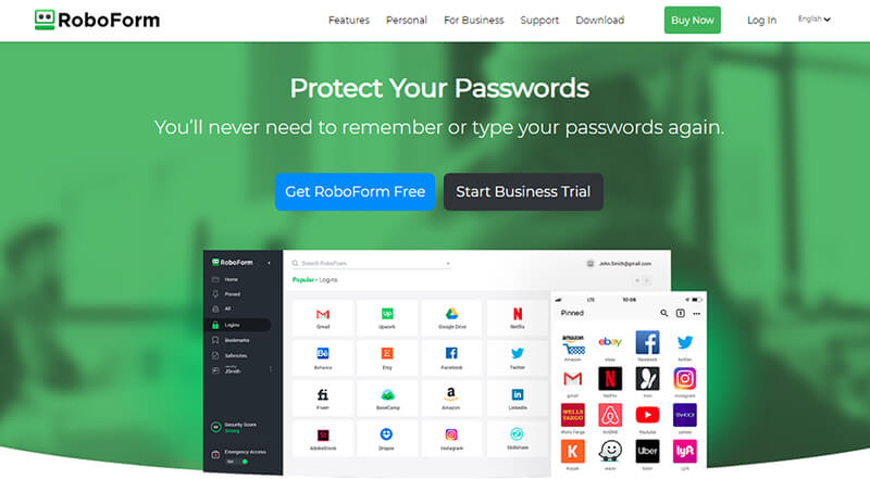 Roboform sfdc password manager premium edition password protection