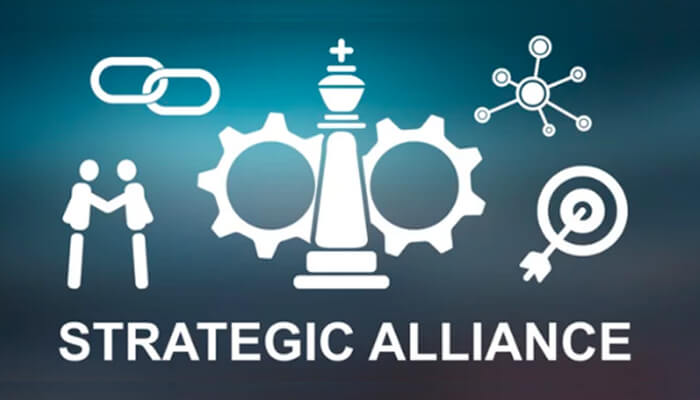 Develop strategic alliances competition